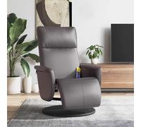 Fauteuil Inclinable de Massage avec Repose-pieds Siège Noir Similicuir vidaXL