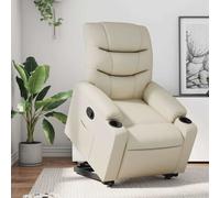 Fauteuil Inclinable de Massage Chaise Salle de Séjour Noir Similicuir vidaXL