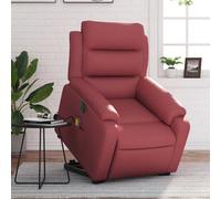 Fauteuil Inclinable de Massage Électrique Chaise Siège Noir Similicuir vidaXL