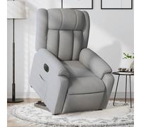 Fauteuil Inclinable de Massage Électrique Chaise Siège Salon Noir Tissu vidaXL