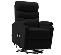 Fauteuil Inclinable De Massage Noir Similicuir - Vidaxl Noir