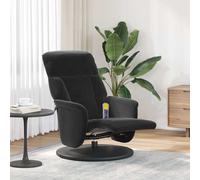 Fauteuil Inclinable de Massage Repose-pied Chaise Vert Foncé Velours vidaXL