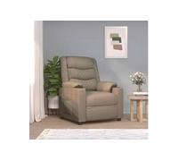 Fauteuil inclinable électrique Cappuccino Similicuir