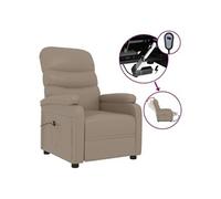 Fauteuil inclinable électrique Cappuccino Similicuir