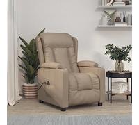Fauteuil inclinable électrique Cappuccino Similicuir,Fauteuils,27.9KG-3098803
