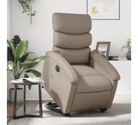 Fauteuil inclinable électrique Cappuccino Similicuir,Fauteuils et chaises,Fauteuils-3204060