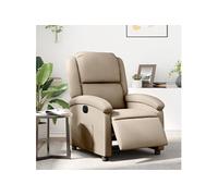 Vidaxl Fauteuil Inclinable Électrique Cappuccino Similicuir