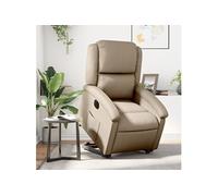 Fauteuil inclinable électrique cappuccino similicuir3204246