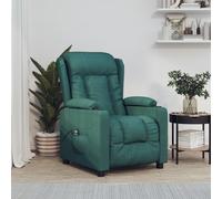 Fauteuil Inclinable Électrique Chaise de Relaxation Releveur Noir Tissu vidaXL