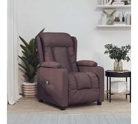 Fauteuil Inclinable Électrique Chaise de Relaxation Releveur Noir Tissu vidaXL