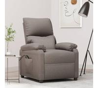 Fauteuil Inclinable Électrique Chaise de Relaxation Releveur Tissu vidaXL
