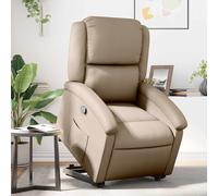 Vidaxl Fauteuil Inclinable Électrique Cappuccino Similicuir