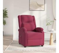 Fauteuil Inclinable Electrique Fauteuil de Relaxation Vert Foncé Velours vidaXL
