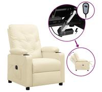 Fauteuil Inclinable Electrique Fauteuil de Relaxation Noir Similicuir vidaXL
