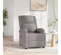 Fauteuil Inclinable Electrique Fauteuil de Relaxation Salon Noir Tissu vidaXL