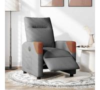 Fauteuil inclinable électrique Taupe Tissu