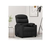Fauteuil inclinable électrique Noir Tissu fauteuil inclinable fauteuil vidaXL