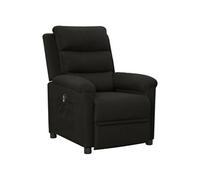 Fauteuil inclinable électrique Noir Tissu