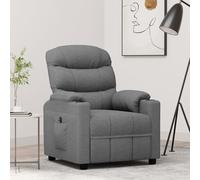 Fauteuil inclinable électrique Noir Tissu fauteuil inclinable fauteuil vidaXL