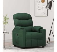 Fauteuil inclinable électrique Noir Tissu fauteuil inclinable fauteuil vidaXL