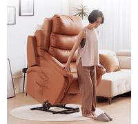 Fauteuil inclinable électrique releveur avec télécommande, Fauteuil inclinable Moderne pour Adultes, Fauteuil massant Debout pour Personnes âgées, Dossier Haut, pour Le Salon