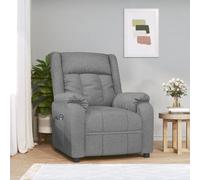 Fauteuil inclinable électrique Rouge bordeaux Tissu fauteuil inclinable vidaXL