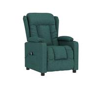 Fauteuil Inclinable Électrique Chaise de Relaxation Releveur Noir Tissu vidaXL