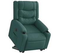 Fauteuil Inclinable Chaise Siège de Salon Salle de Séjour Noir Tissu vidaXL
