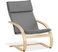 Fauteuil inclinable en Gris Gris G