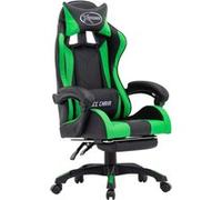fauteuil inclinable en Similicuir Vert fixe standard 36x48x40 avec repose-pieds multicolore G