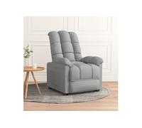Fauteuil Inclinable Chaise Siège Salle de Séjour Intérieur Taupe Tissu vidaXL
