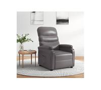 Fauteuil inclinable Gris Similicuir