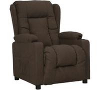 Vidaxl Fauteuil Inclinable Marron Fonc?? Tissu Marron