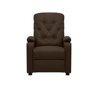 Vidaxl Chaise Inclinable Marron Similicuir Marron