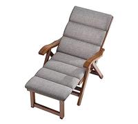 Fauteuil inclinable pliable en bambou, chaise longue inclinable réglable en 5 positions avec dossier, bain de soleil d'extérieur avec repose-pieds extensible, fauteuil pour jardin, terrasse, balcon