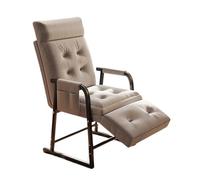 Fauteuil inclinable Professionnel Pliable pour Bureau à Domicile, Peut s'allonger à Plat, canapé pour Personne paresseuse, Pause déjeuner avec Repose-Pieds et Dossier, lit Simple, Balcon, ca