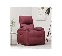 Fauteuil inclinable Rouge bordeaux Tissu
