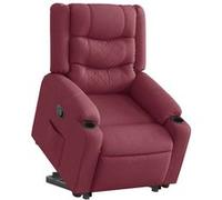 Fauteuil inclinable rouge bordeaux tissu Rouge G