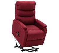Fauteuil Inclinable Rouge Bordeaux Tissu - Vidaxl Rouge