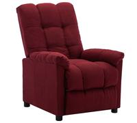 Fauteuil Inclinable Rouge Bordeaux Tissu - Vidaxl Rouge