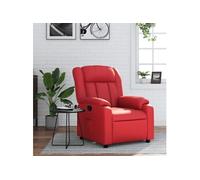 Fauteuil inclinable Rouge Similicuir