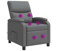 vidaXL Fauteuil inclinable Bordeaux – simili cuir, réglable
