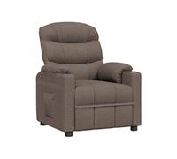 vidaXL Fauteuil inclinable Taupe Tissu 348078