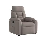 vidaXL Fauteuil inclinable Taupe Tissu