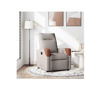 Fauteuil inclinable Taupe Tissu Taupe G