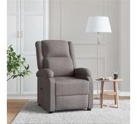 Fauteuil inclinable Taupe Tissu