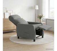 Fauteuil inclinable Tissu Recliner moderne en tissu Chaise polyester vidaXL vida