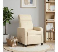 Fauteuil inclinable Tissu Recliner moderne en tissu Chaise polyester vidaXL vida