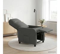 vidaXL Fauteuil inclinable Bordeaux Tissu