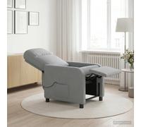 vidaXL Fauteuil inclinable Bordeaux Tissu